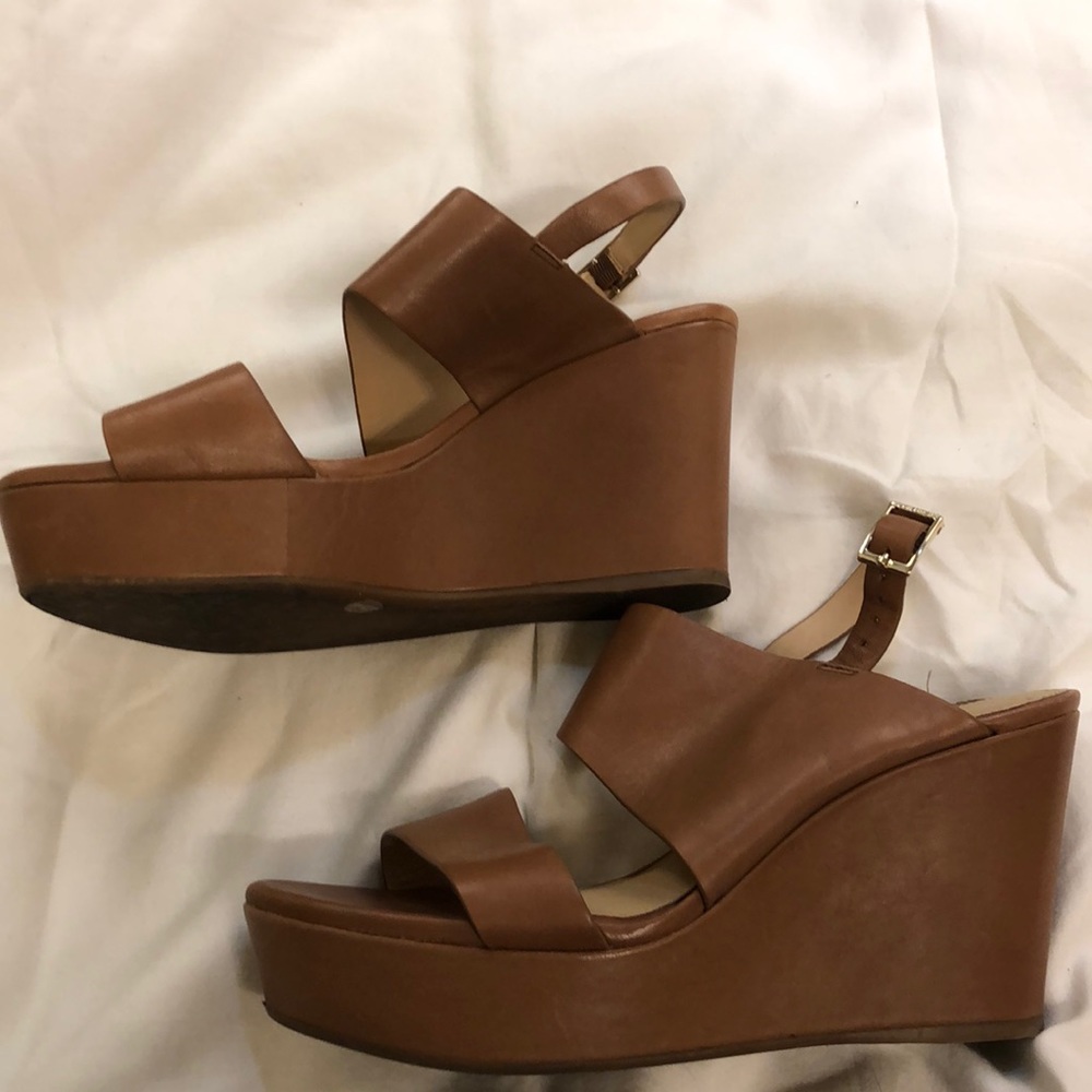 Antonio Melani Leather Wedges